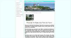 Desktop Screenshot of palmairenewsandviews.com