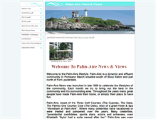 Tablet Screenshot of palmairenewsandviews.com